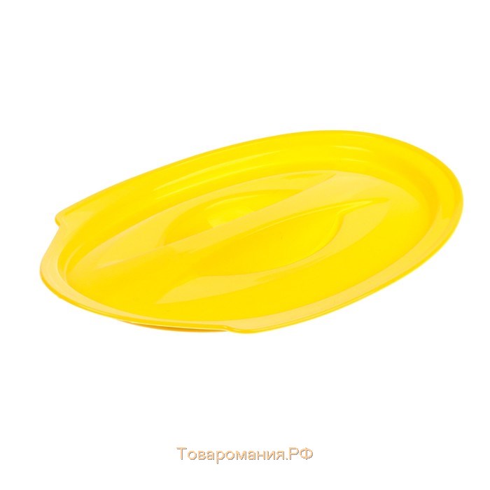 Горшок детский антискользящий «Комфорт» с крышкой, съёмная чаша, цвет жёлтый