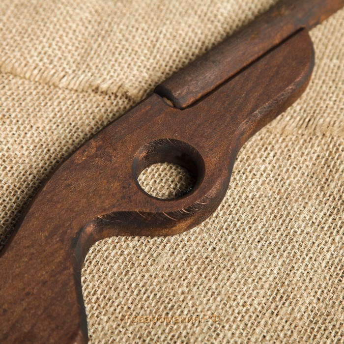 Сувенирное деревянное оружие "Ружьё охотничье", чёрное, 60 см, массив бука