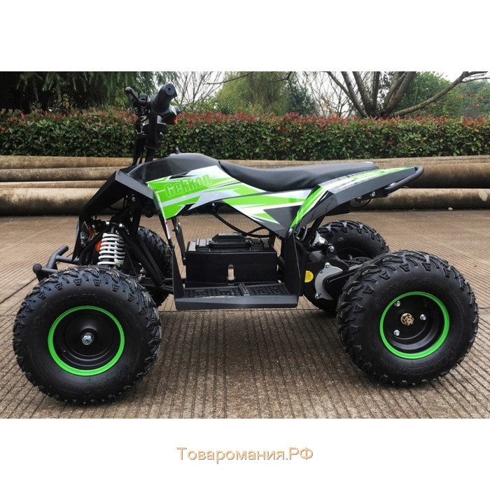 Детский электро квадроцикл MOTAX GEKKON 1300W, чёрно-зелёный