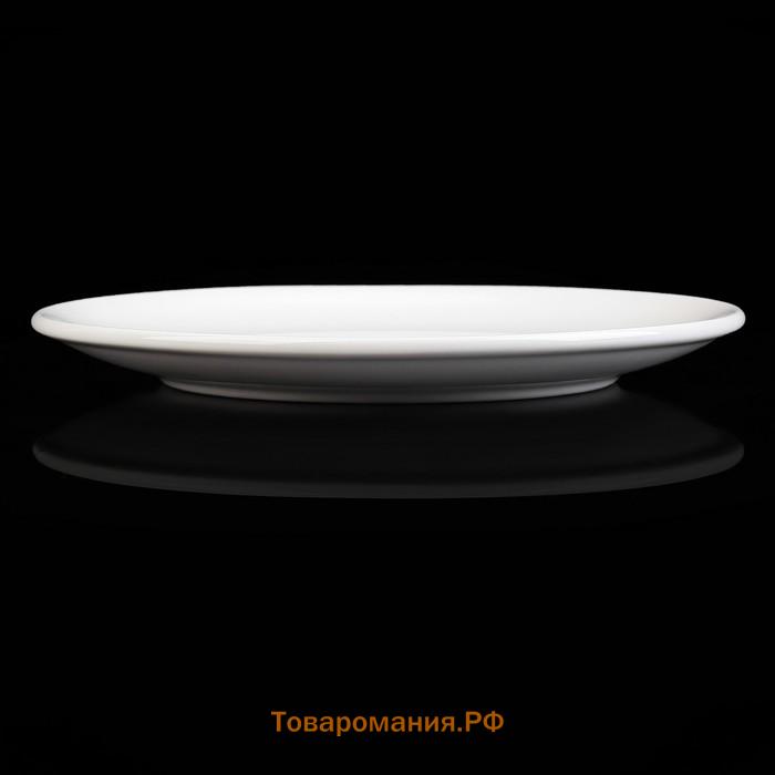 Десертная тарелка  White Label, d=17.5 см, фарфор, белая