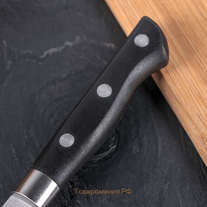 Нож для овощей кухонный «Кронос», лезвие 9 см