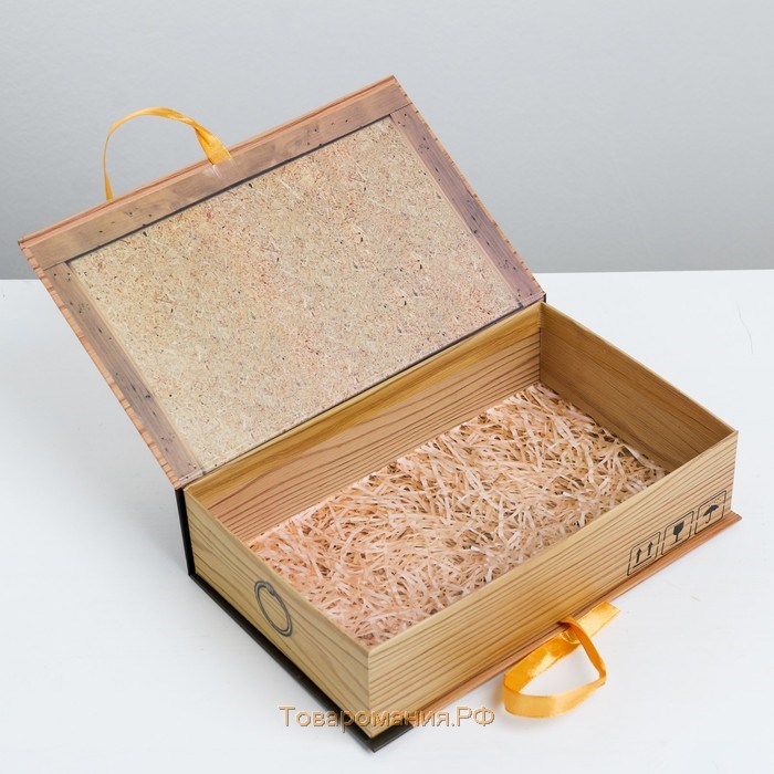 Коробка-книга, упаковка подарочная, «Подарок», 20 х 12,5 х 5 см