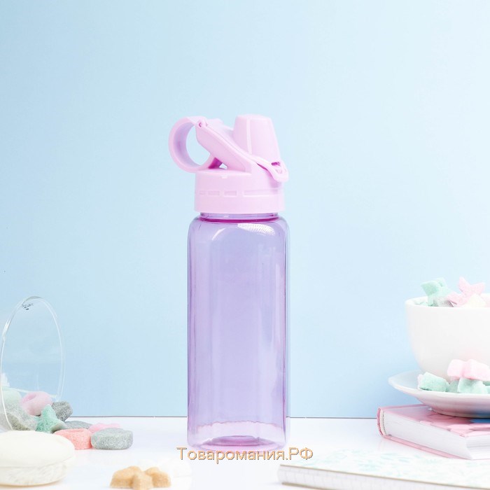 Бутылка для воды, 450 мл,  20 х 8 см,  микс