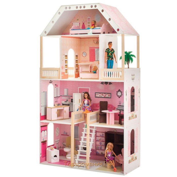 Кукольный домик «Поместье Монтевиль» (с мебелью)