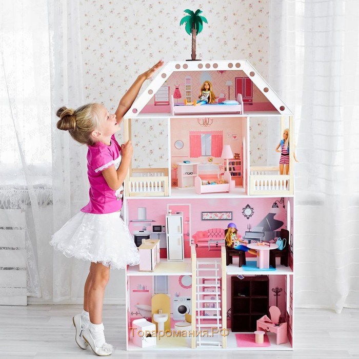 Кукольный домик «Поместье Монтевиль» (с мебелью)