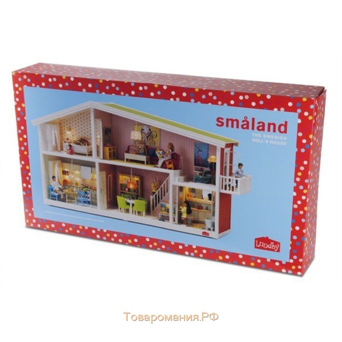 Домик кукольный Lundby «Классический», двухэтажный, со светом