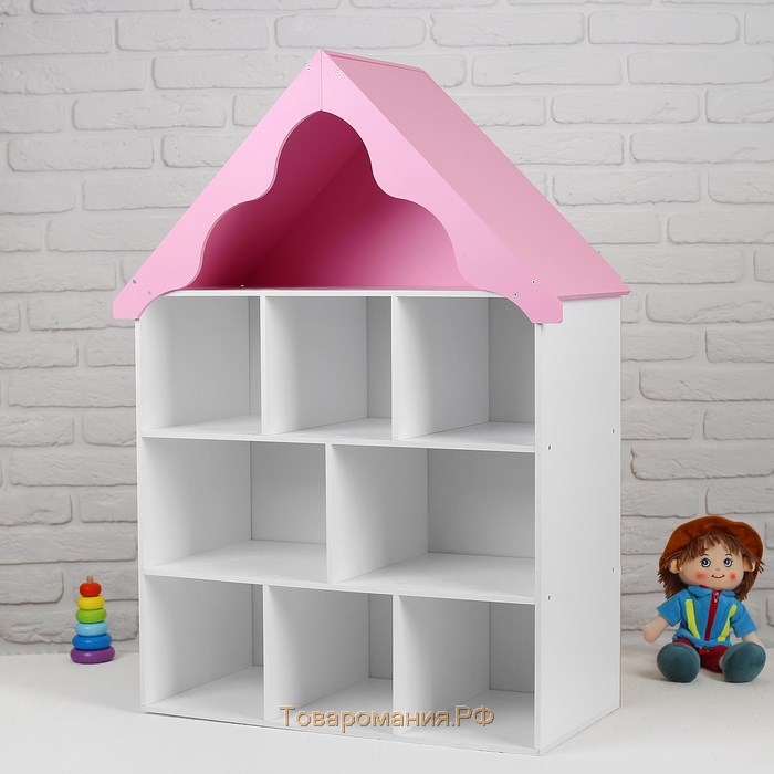 Кукольный домик-стеллаж «Любава»