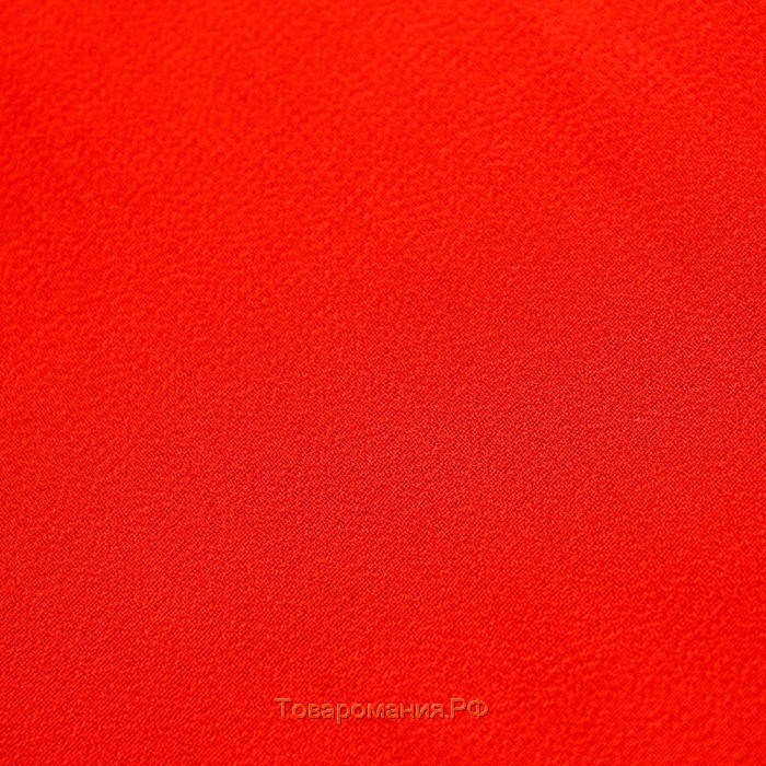 Ткань плательная, креп - шифон гладкокрашеный, ширина 150 см, красный