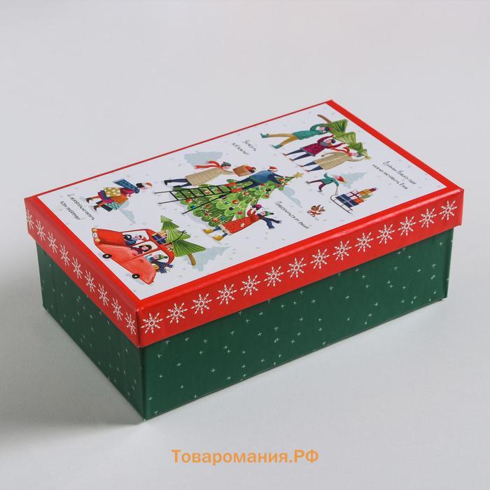 Набор подарочных коробок 10 в 1 «Новогодние истории», 12 × 7 × 4 - 32.5 × 20 × 12.5 см