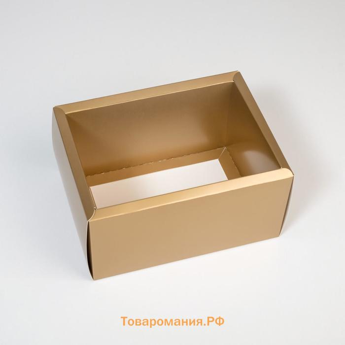 Коробка подарочная складная, упаковка, «Джентельмен», 20 х 15 х 10 см