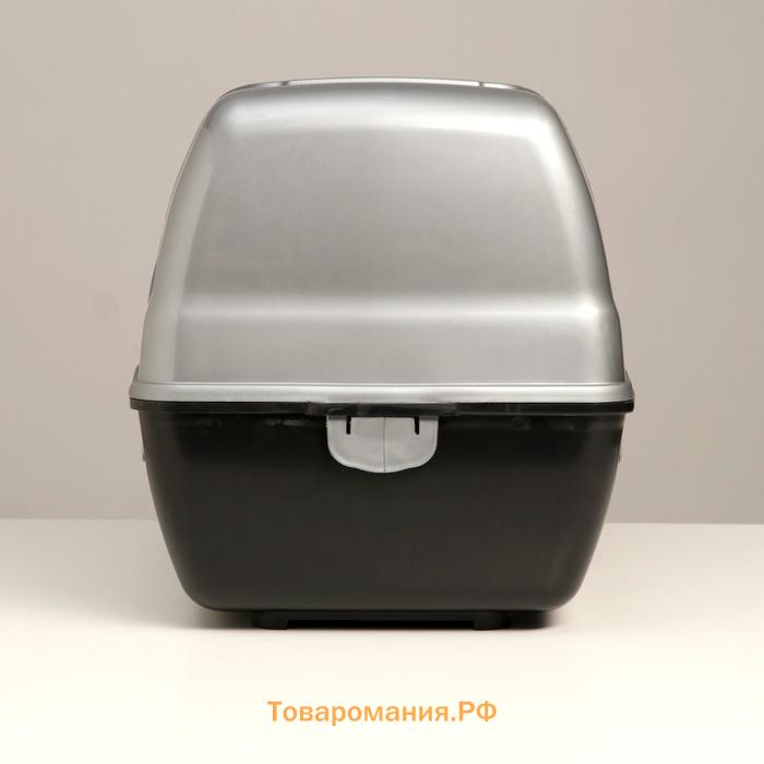 Переноска для животных "Сириус", 33,5 х 31 х 50 см, серый перламутр