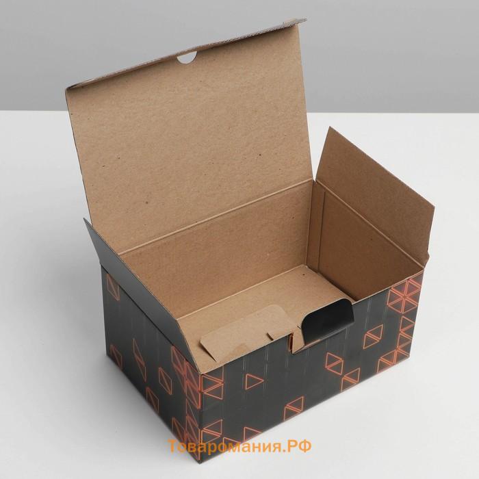 Коробка подарочная сборная, упаковка, «23 февраля», 22 х 15 х 10 см