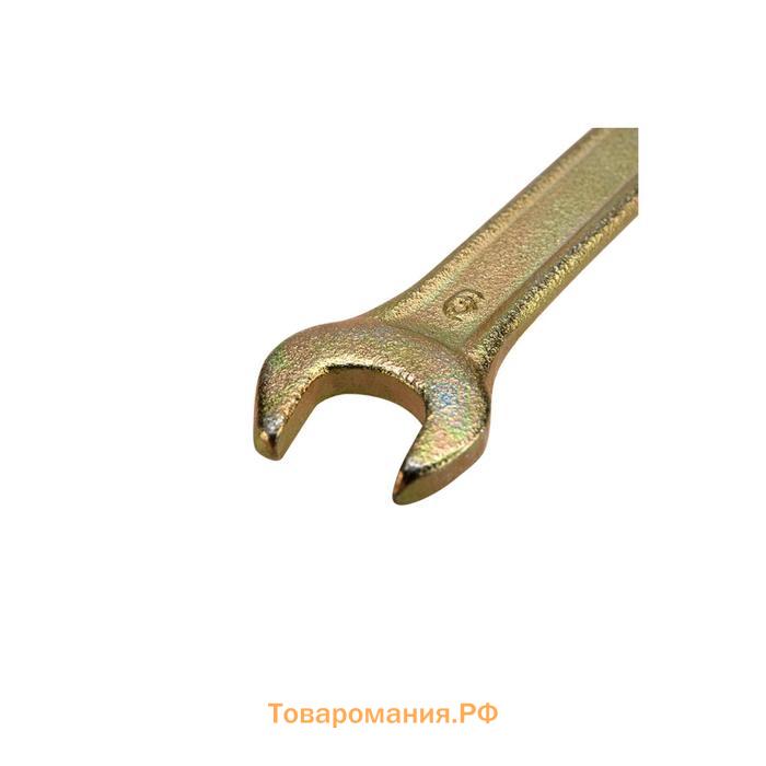 Ключ рожковый REXANT 12-5822-2, желтый цинк, 8х9 мм