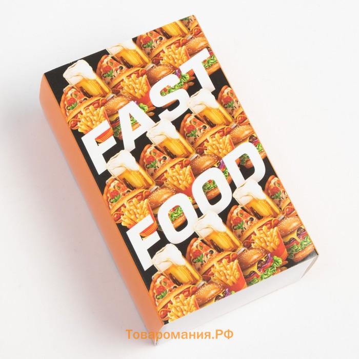 Набор мужских носков "Fast food" 2 пары, размер 41-44 (27-29 см)