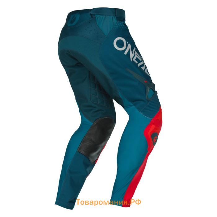Штаны для мотокросса O'NEAL Hardwear Haze V.22, мужские, размер 48, синие, красные