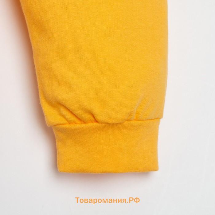 Комплект: худи и брюки Крошка Я "Dogs", рост 68-74 см, цвет оранжевый