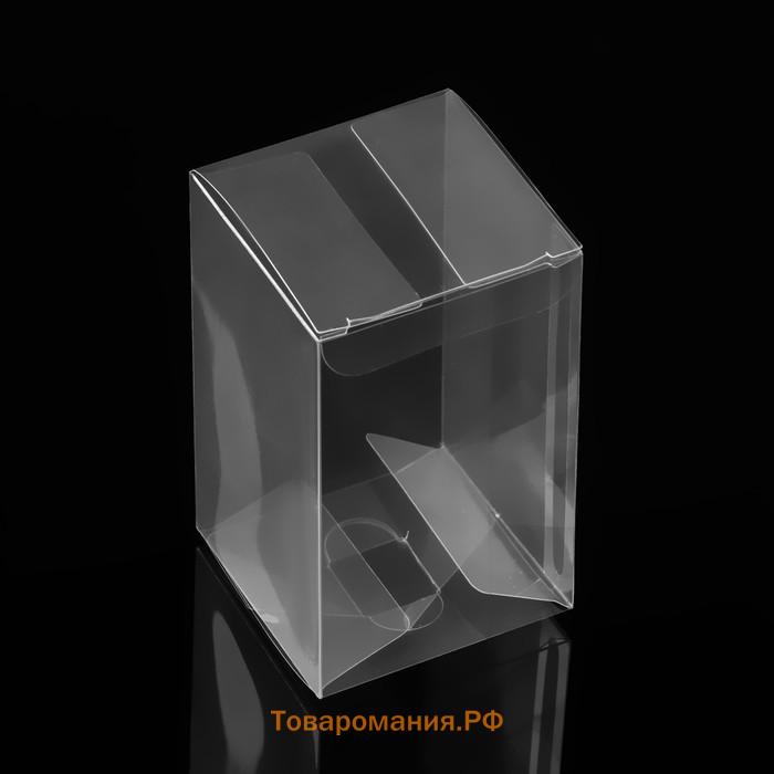 Складная коробка из PVC 6×6×10 см