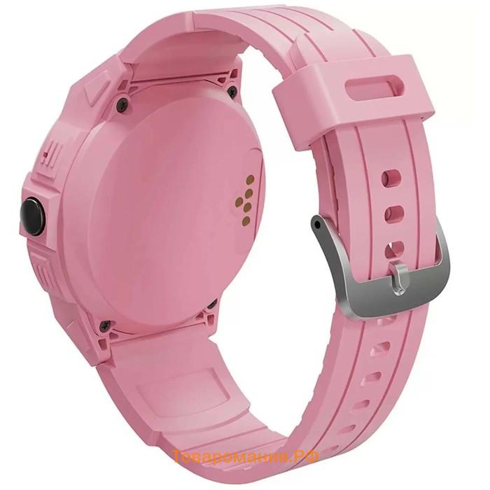 Детские смарт-часы Aimoto Sport 4G, 1.28", GPS, камера, геозоны, звонки, SOS, розовые