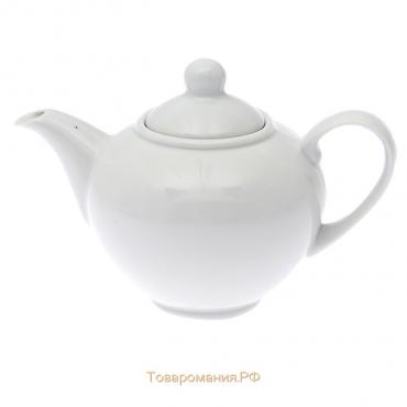 Чайник «Удачный», 550 мл, цвет белый