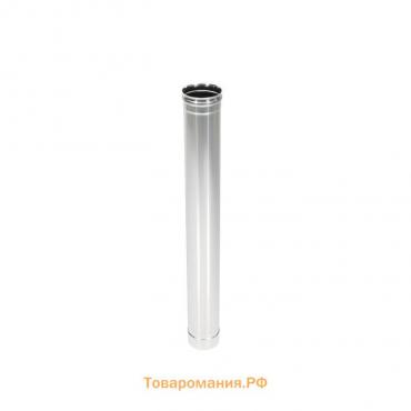 Труба, L 1000 мм, нержавеющая сталь AISI 304, толщина 0.5 мм, d 80 мм