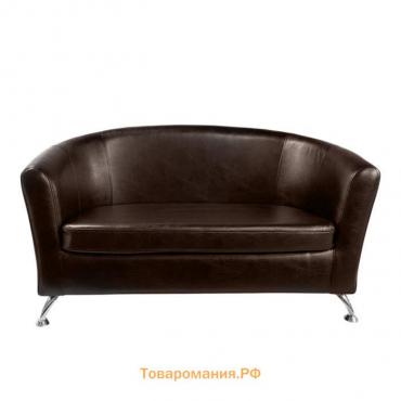 Диван "Во" 2Д экокожа TEOS Dark Brown