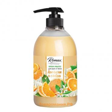 Крем-мыло Romax «Апельсин и сливки», 1 л