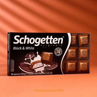 Шоколад Schogetten Black&White, 100 г